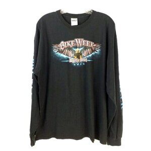 Harley Davidson Bike Week Myrtle Beach 2011 Long Sleeve T-Shirt Mens Black XL